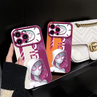 เคสโทรศัพท์มือถือนิ่ม แบบป้องกัน ลายสไปเดอร์แมน กเวน สําหรับ iPhone 14promax 13pro 12 11 xr xsmax 7p 8plus