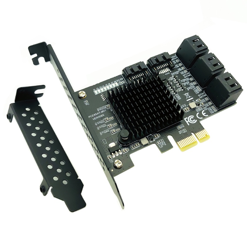 8 พอร์ต SATA 3 PCI Express การ์ดขยาย PCI-E SATA Controller PCIE 1X ถึง SATA การ์ด SATA3.0 6Gb อะแดปเ
