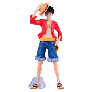 ตุ๊กตาฟิกเกอร์ One Piece Straw Hat Luffy Art King สําหรับตกแต่งบ้าน