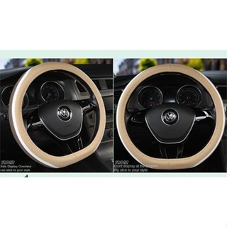 พร้อมส่ง ปลอกหนังหุ้มพวงมาลัยรถยนต์ กันน้ํา กันลื่น สําหรับ Hyundai I10 I40 Santa Fe SONATA Elantra Matrix