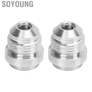 Soyoung AN8 Weld On Fitting High Strength 8AN Hose Adapter Leakage Proof Impact for Car