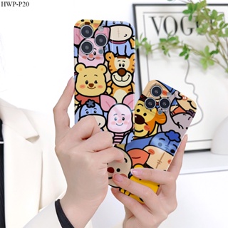 Huawei P40 P30 P20 Pro เคสหัวเว่ย สำหรับ Case Pooh Bear เคส เคสโทรศัพท์ เคสมือถือ Shockproof Cases