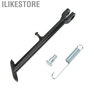 Ilikestore Motorcycle Foot Side Stand Stable Black Paint Coating Rustproof  Oxidation 225mm Long Metal Alloy Kick for