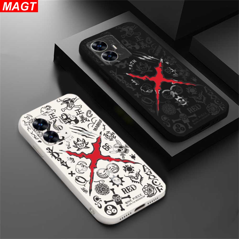 เคสซิลิโคน ลายโลโก้โจรสลัด สําหรับ Realme C55 C53 11 C51 10 C35 C33 C31 C30S C21Y C25Y C11 C15 C12 C