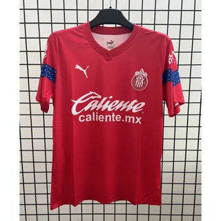 เสื้อกีฬาแขนสั้น ลายทีมชาติฟุตบอล Chivas 2324 คุณภาพสูง