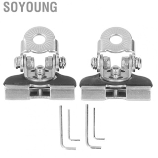 Soyoung Light Bar Piller Holder 304 Stainless Steel Hood Mounting Bracket for Cars