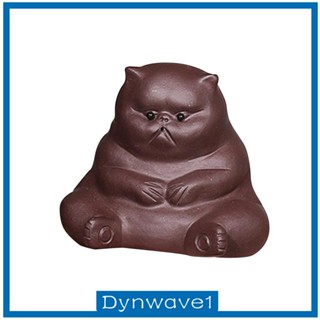 [Dynwave1] รูปปั้นแมวจิ๋ว สําหรับตกแต่งบ้าน ห้องนั่งเล่น หอพัก ชั้นวางหนังสือ