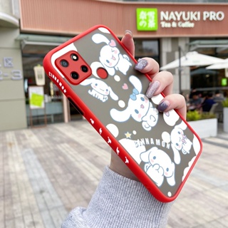 เคสโทรศัพท์มือถือแบบแข็ง ใส กันกระแทก ลายการ์ตูนสุนัข Laurel สําหรับ Realme C12 Narzo 20 Narzo 30A C25 C25s Narzo 50A