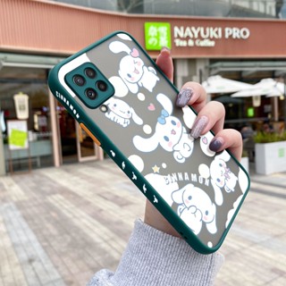 เคสโทรศัพท์มือถือแบบแข็ง ใส กันกระแทก ลายการ์ตูนสุนัข Laurel สําหรับ Samsung galaxy A22 4G A22 5G M22