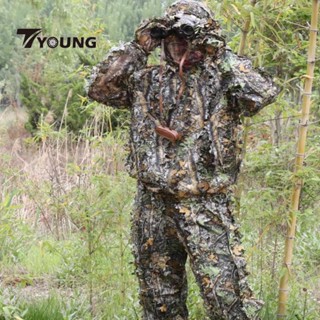 [พร้อมส่ง] Ghillie Suit Woodland กางเกง สําหรับถ่ายภาพตุรกีกลางแจ้ง