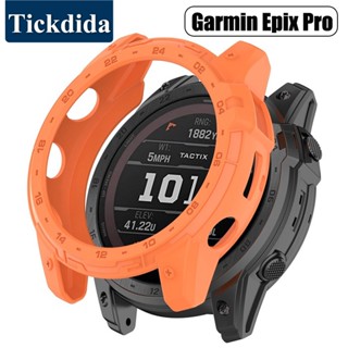 เคสนาฬิกาข้อมือ ซิลิโคนนิ่ม ป้องกันรอย สําหรับ Garmin Epix Pro 51 มม. 47 มม. 42 มม.