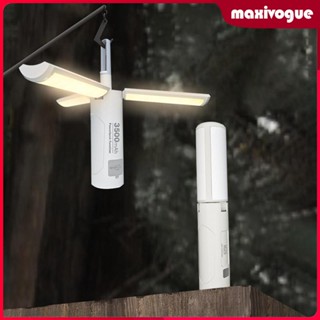 [Maxivogue] โคมไฟ LED ชาร์จ USB สําหรับตั้งแคมป์ ตกปลา กลางแจ้ง