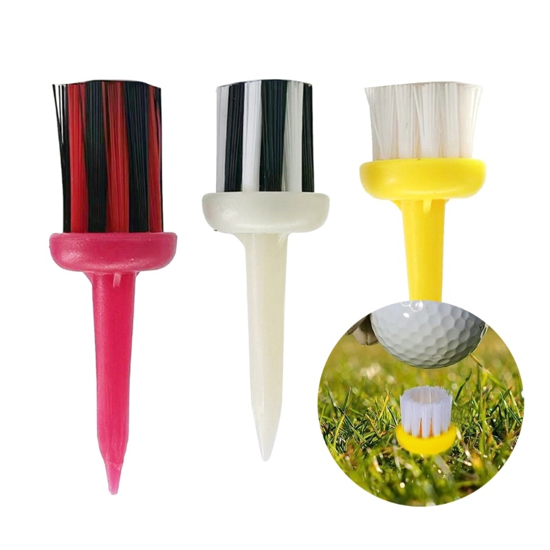 IWO Golf Tees Golf Brush Tees Golf Base Golf Support Tees Golf Driver อุปกรณ์การฝึกอบรมแปรง Tees ชุด