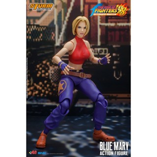 ของเล่นฟิกเกอร์ทหาร THE KING OF FIGHTERS 98 Blue Mary 6 นิ้ว 1/12 Storm Storm ขายดี