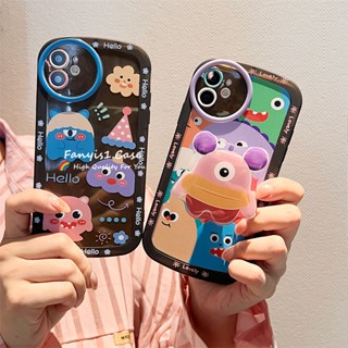 Huawei Nova 5T 7i 7 8 9 10 Mate 30 40 50 Pro P50 Pro Honor 60 Pro Nova Y90 Y70 Doodle Monster คู่ กันกระแทก ป้องกัน เคสโทรศัพท์