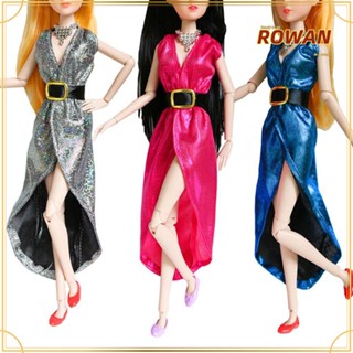Row ชุดเดรสลําลองแฟชั่น 2021 สําหรับตุ๊กตา 30 ซม.