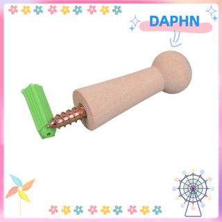 DAPHS ตะขอแขวนเสื้อผ้า แบบไม้ สีขาว สําหรับประตู