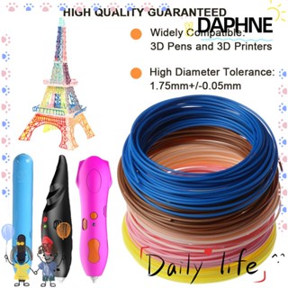 DAPHNE เส้นใย PLA สามมิติ 5/10 เมตร การสร้างแบบจําลอง สร้างสรรค์ หลายสี ปากกา อุปกรณ์ศิลปะ เครื่องพิมพ์ โมเดล เครื่องมือ