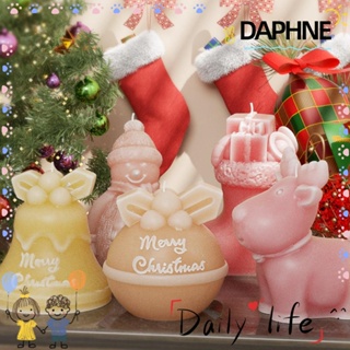 Daphne แม่พิมพ์ซิลิโคน รูปสโนว์แมน แฮนด์เมด สําหรับทํากระดิ่งคริสต์มาส DIY