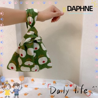 DAPHNE ใหม่ กระเป๋าถือ ทรงโท้ท ผูกปม ใช้ซ้ําได้