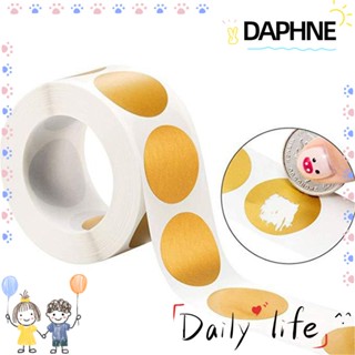 Daphne สติกเกอร์ฉลาก ทรงกลม สไตล์ธุรกิจ 300 600 ชิ้น