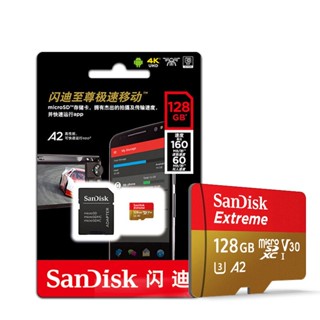 128GB Extreme microSDXC Memory Card Original A2 U3 UHS-I Cards USB3.0 4K Flash micro SD Card for Camera GoPro DJI Nintendo