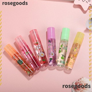 Rosegoods1 ลิปบาล์มน้ํามันผลไม้ ให้ความชุ่มชื้น ติดทนนาน ทนทาน 3 ชิ้น