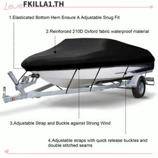 FACCFKI ผ้าคลุมเรือยอร์ช ผ้าใบ กันฝุ่น คุณภาพสูง 17-22 ฟุต