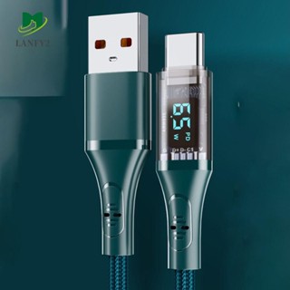 Alanfy สายชาร์จ Type C ชาร์จเร็ว PD 66W USB C ทนทาน ไม่หลอกลวง ชาร์จเร็ว อุปกรณ์เสริม สําหรับโทรศัพท์มือถือ