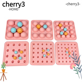 Cherry3 ถาดแม่พิมพ์ซิลิโคน ทรงกลม สําหรับทําน้ําแข็ง ไอศกรีม ไอติม