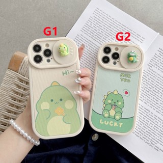 เคสไอโฟน iPhone 14 13 12 11 Pro Max Plus 14Pro 13Pro ฝาปิดเลนส์กล้องสไลด์ กันกระแทก เคสการ์ตูนน่ารัก