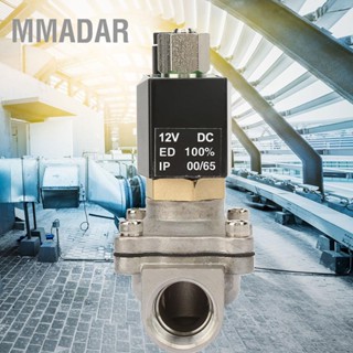 MMADAR 2S-200-20 G3/4" ปกติเปิดโซลินอยด์วาล์วไฟฟ้าสแตนเลสสำหรับอากาศน้ำ