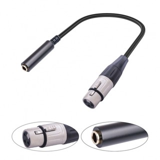 New Arrival~Stereo Audio Adapter 24 AWG 3 Pin Converter Mic Female XLR To 1/4 Inch