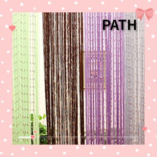 PATH ผ้าม่าน ประดับลูกปัดโซ่ ขนาด 1 เมตร X 2 เมตร สําหรับตกแต่งหน้าต่าง