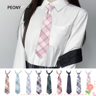 PEONY Fashion JK Style Tie Unique Fashionable School-Style Womens Necktie Cute Colorful Student Tie Japanese