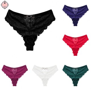 Women Lace Panties Thong G-String Crotchles Briefs Underwear Hollow Sexy Panties