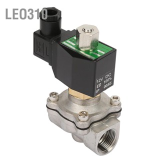 Leo310 2S-200-20 G3/4" ปกติเปิดโซลินอยด์วาล์วไฟฟ้าสแตนเลสสำหรับอากาศน้ำ