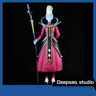 Deepsea studio [Quick delivery in stock] Super Saiyan destroyer GK Angel Weiss walking stick standing posture model ornament boxed hand-made