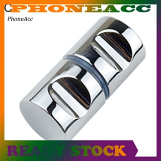 Phoneacc ที่จับประตูกระจก สเตนเลส แบบกด ด้านหลัง สําหรับห้องน้ํา