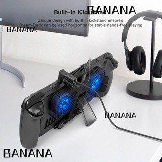 Banana1 พัดลมระบายความร้อน RGB สําหรับ Steam Deck Cooler