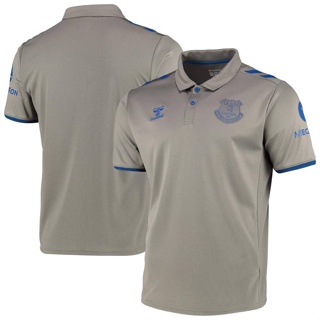 เสื้อยืดโปโลแขนสั้น ลายทีมชาติฟุตบอล Everton Jersey Pre Match HQ1 2023-2024 พลัสไซซ์ QH1