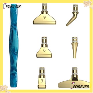 Forever ปากกาปักครอสสติตช์คริสตัลเรซิ่น 5D DIY 7 ชิ้น