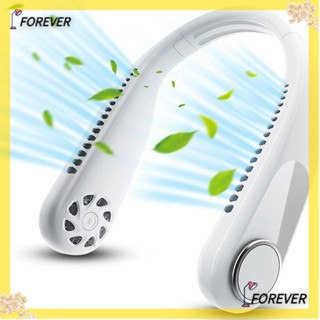 FOREVER พัดลมระบายความร้อน แบบคล้องคอ 3600mAh ปรับความเร็วได้ 3 ระดับ ชาร์จ USB ไร้ใบพัด สําหรับเดินทาง