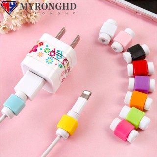 Myronghd 10 / 20 ชิ้น สายชาร์จ USB ประหยัดอุปกรณ์ร้อน ฝาครอบสายหูฟังมือถือ