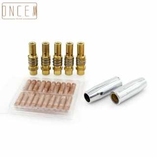 【ONCEMOREAGAIN】Mig Contact Tip Consumables 16PC MIG Welding MB15 15AK Contact Tip 0.8/1.0/1.2mm