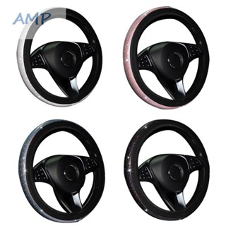 ⚡BABYCITY-TH⚡Steering Wheel Cover Automotive Interior Bling Rhinestones Cover Car Accessories⚡NEW 7