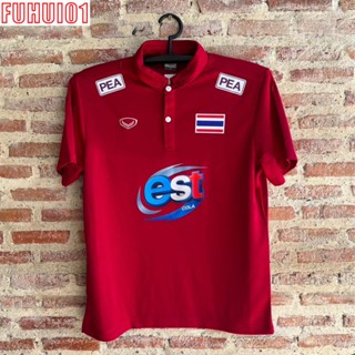 (Fuhui01) เสื้อโปโลแขนสั้น เสื้อโปโลทีมชาติ เสื้อโปโลวอลเลย์บอลทีมชาติ 12-261