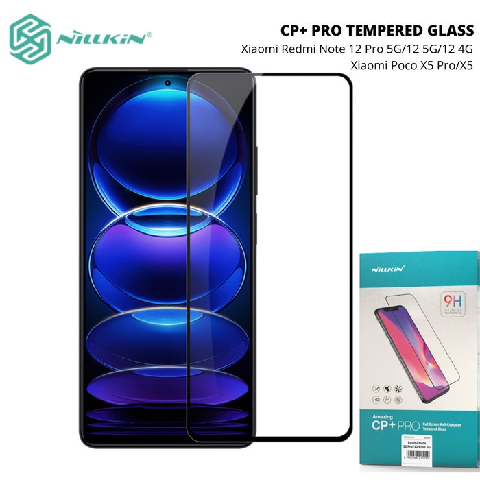 Nillkin กระจกนิรภัย CP+ PRO Xiaomi Redmi Note 12 Pro 5G Poco X5 Pro ป้องกันรอยขีดข่วน