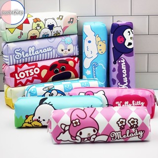 กระเป๋าดินสอ ขนาดใหญ่ จุของได้เยอะ ลายการ์ตูน Sanrio Kulomi Cinnamoroll สําหรับนักเรียน สํานักงาน