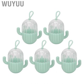 Wuyuu Puff Storage Box  Portable Visible Beauty Egg Holder Moistureproof Multipurpose Dust Proof for Party Bathroom